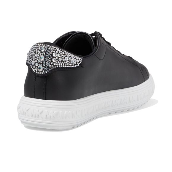 Woman Woman\'s MICHAEL Michael Kors Grove Lace-Up Sneaker Black Size 11 M